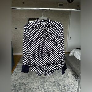 Reiss polkadot blouse